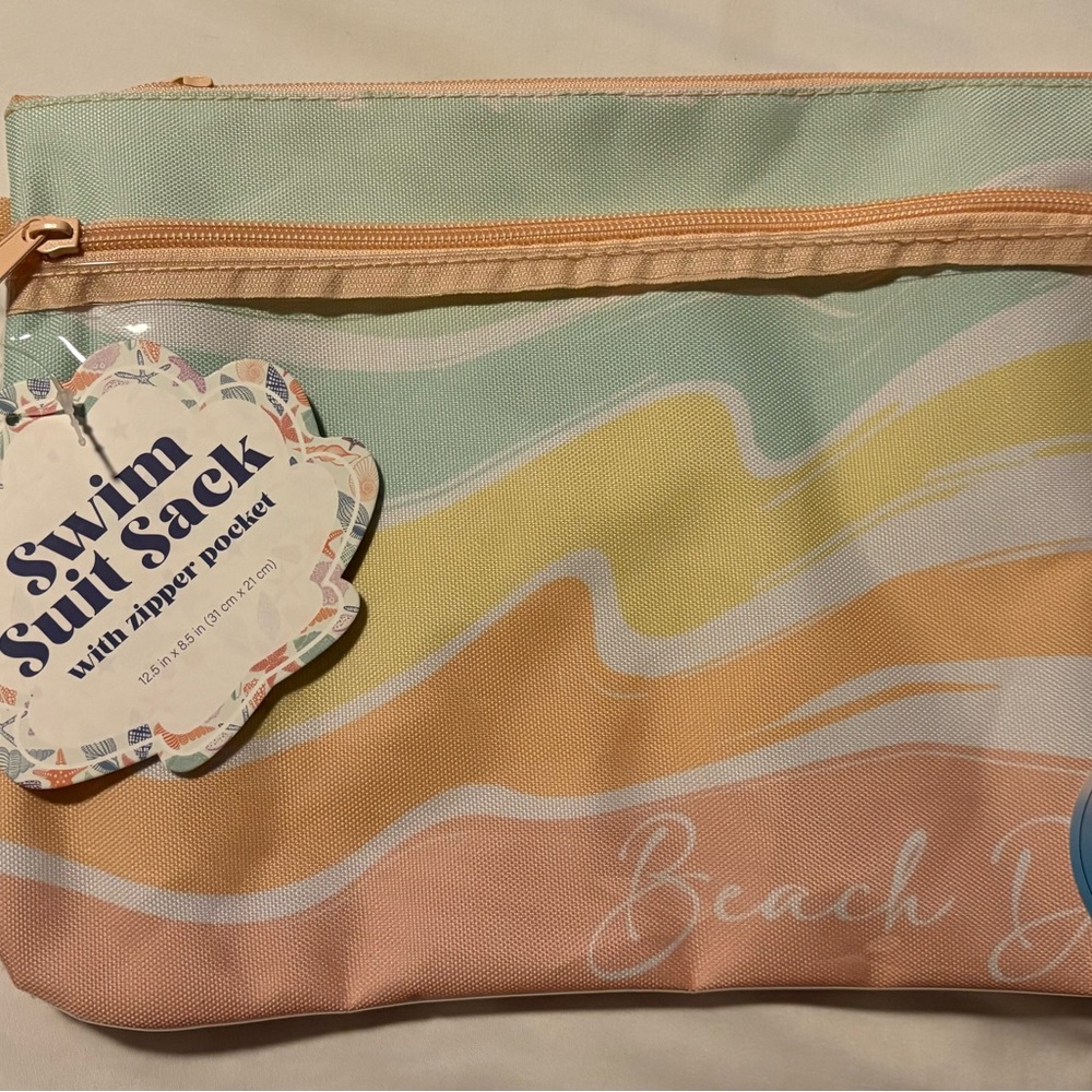 Beach Day Multicolor Swimsuit Sack